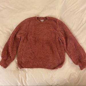 H&M chenille sweater